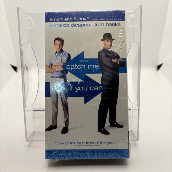Catch Me If You Can VHS Full Length Screening Cassette DiCaprio Hanks - Picture 1 of 3